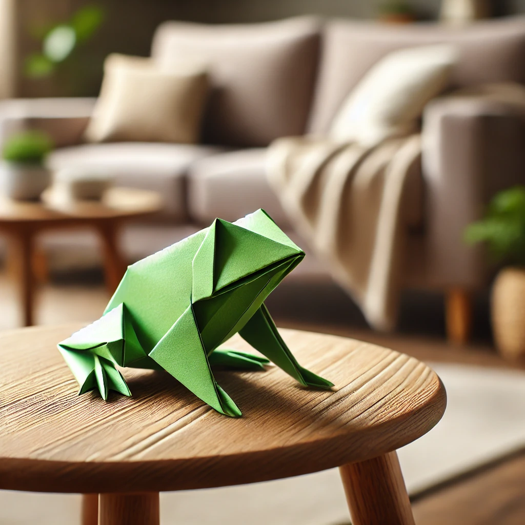 origami grenouille